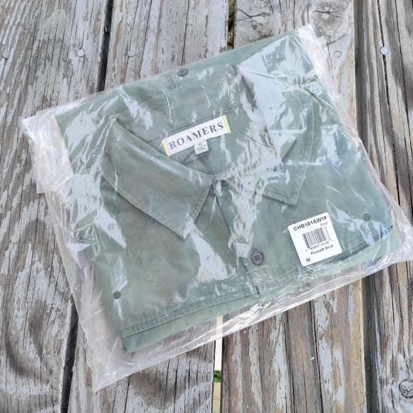 Roamers Brand Plaskett L/S Shirt Sage Sz. M - Picture 3 of 7